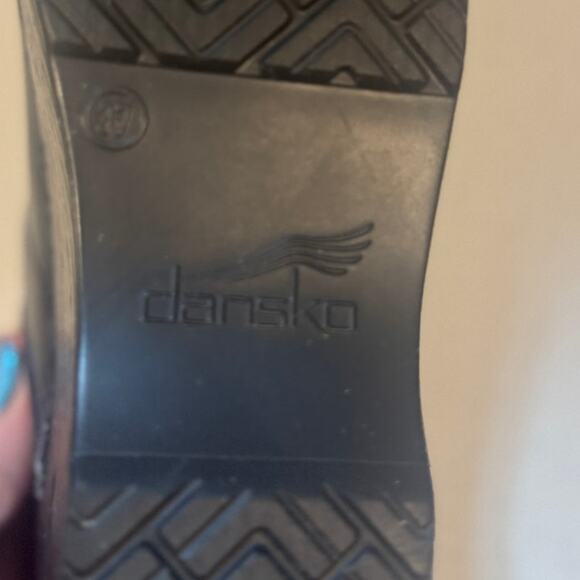 dansko black leather clogs 37 - Picture 6 of 8